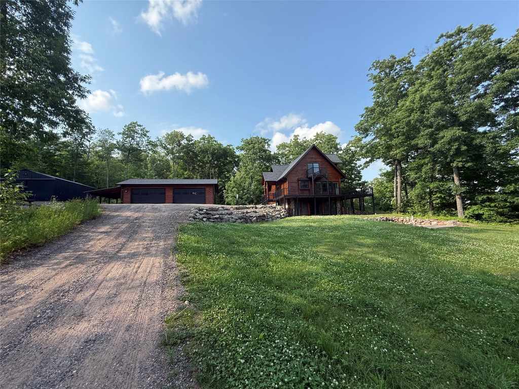 Wide exterior view from the lawn